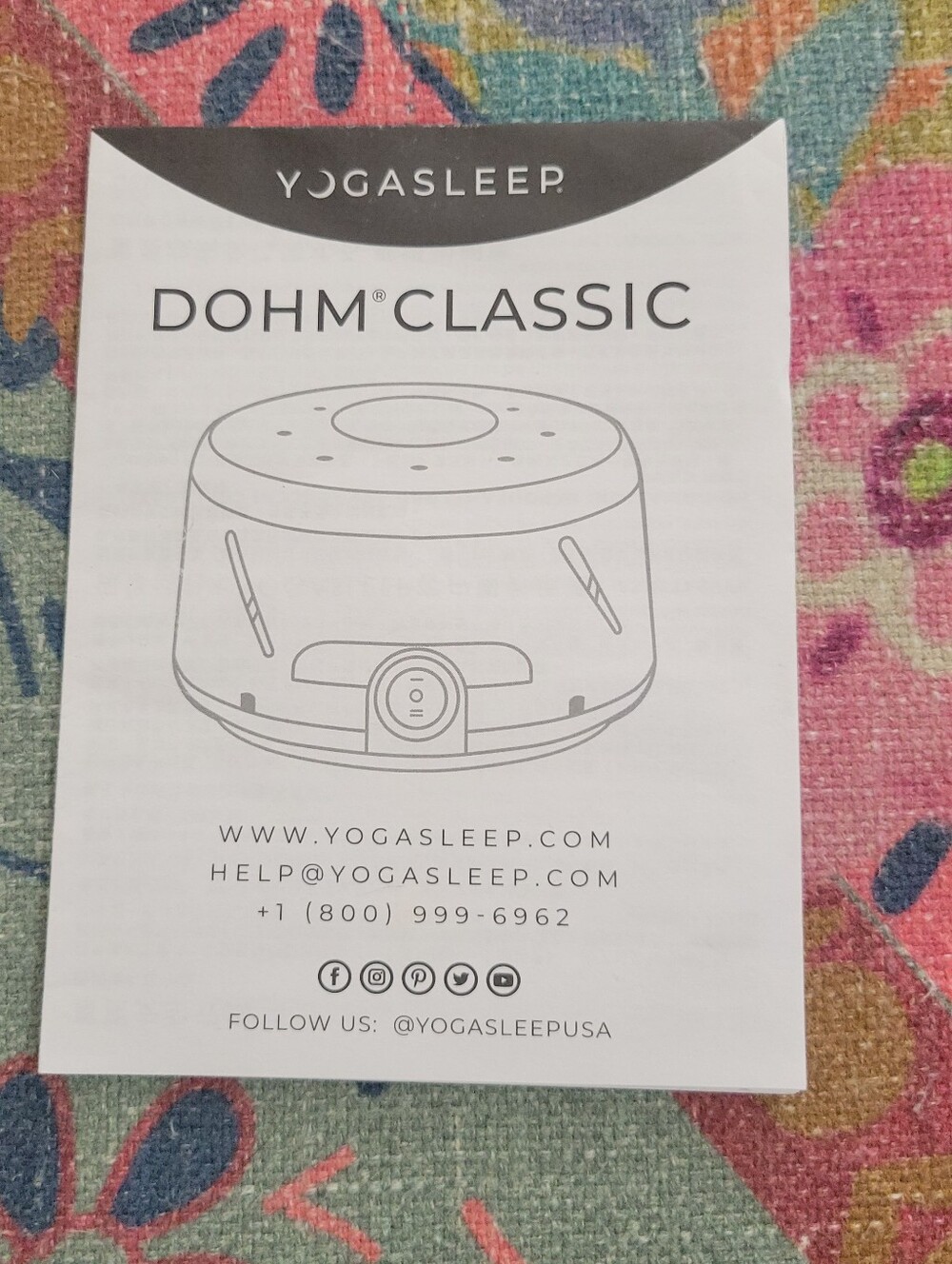 Yogasleep Dohm Classic White Noise Machine - Picture 3 of 3